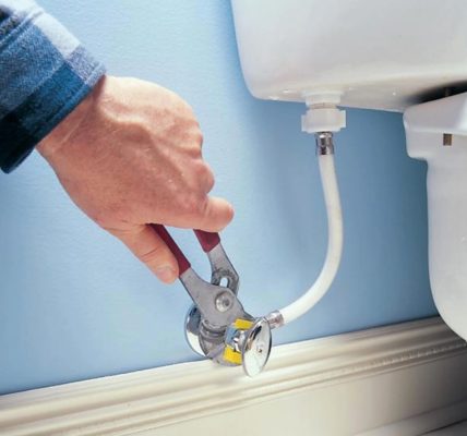 How do I isolate the water supply to my toilet?